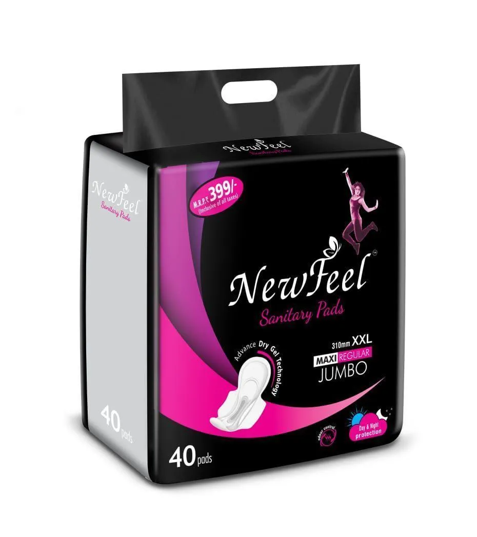 0354 New Feel Sanitary Pad 310 mm XXL maxi Regular Jumbo - 40pads