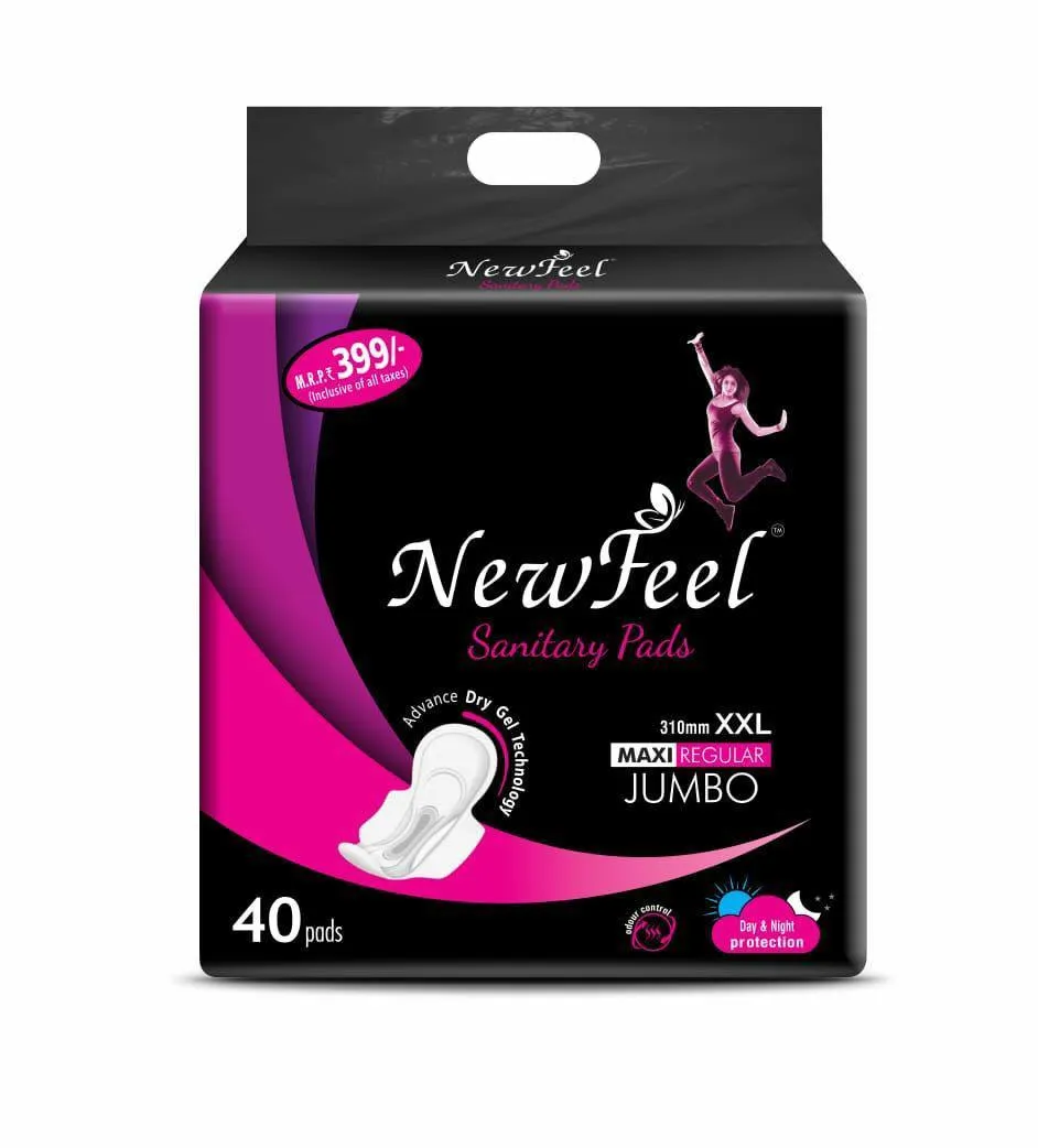 0354 New Feel Sanitary Pad 310 mm XXL maxi Regular Jumbo - 40pads