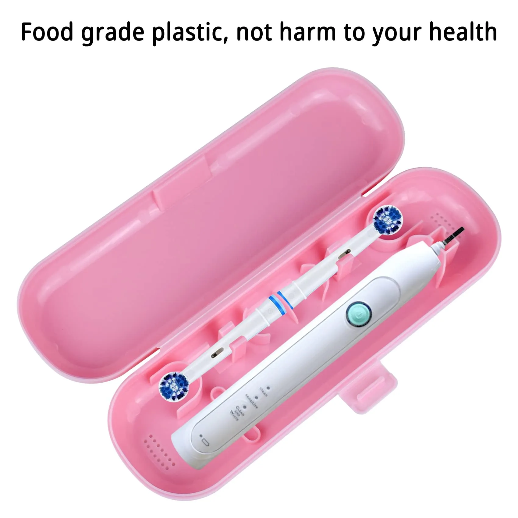 1-Pack ofTravel Toothbrush Cover Toothbrush Case for Oral B & Philips Sonicare Electric Toothbrush Travel Case (Black) Black