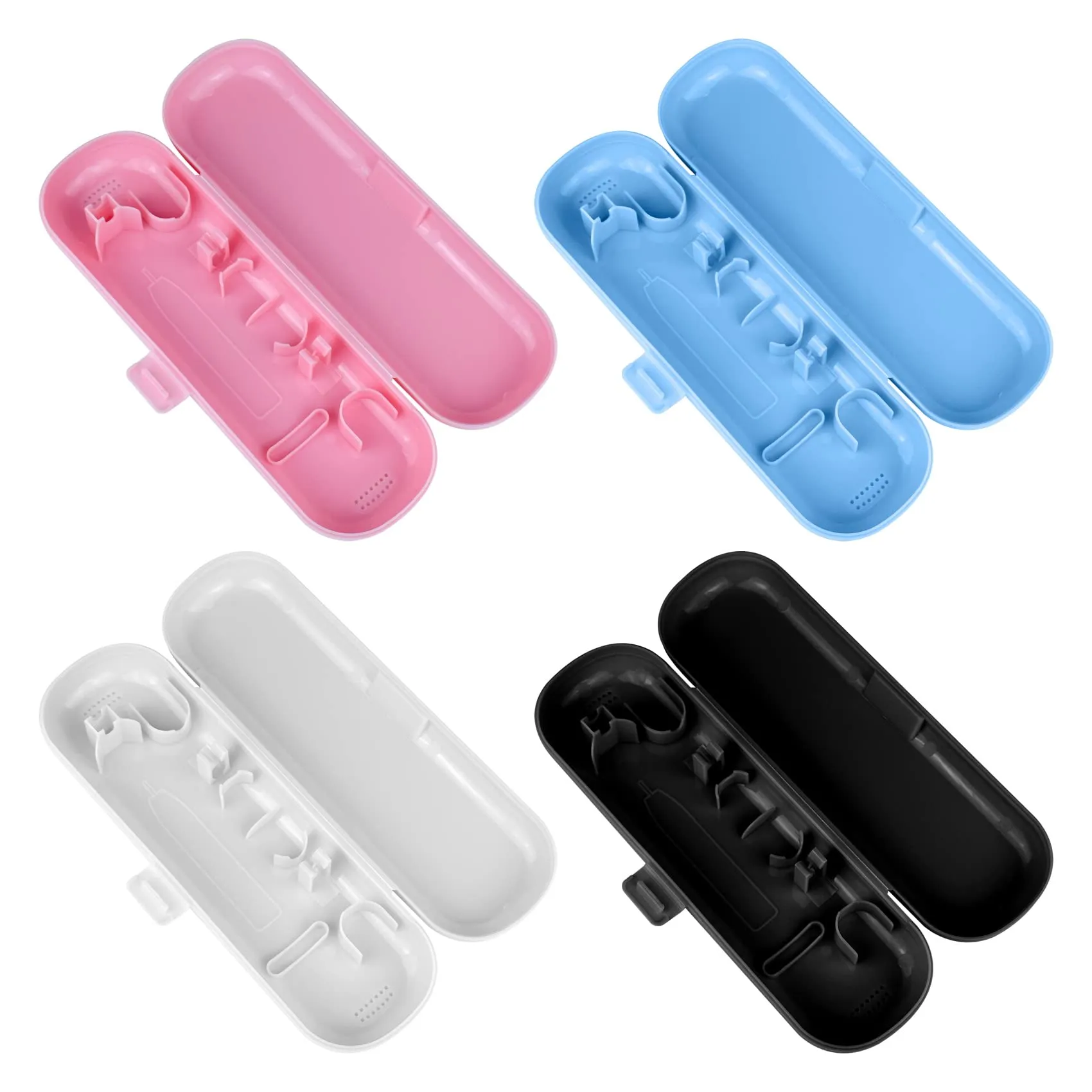1-Pack ofTravel Toothbrush Cover Toothbrush Case for Oral B & Philips Sonicare Electric Toothbrush Travel Case (Black) Black