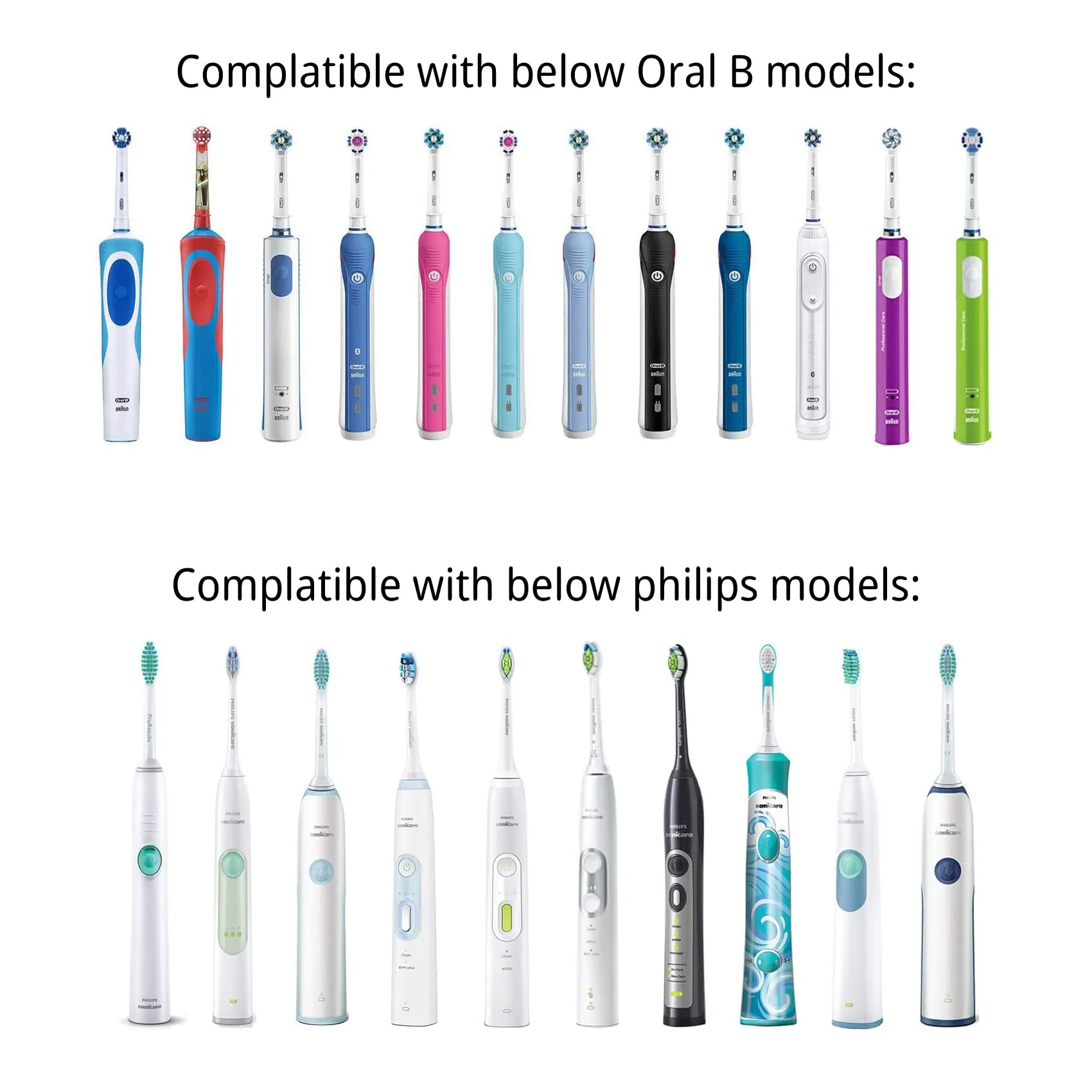 1-Pack ofTravel Toothbrush Cover Toothbrush Case for Oral B & Philips Sonicare Electric Toothbrush Travel Case (Black) Black