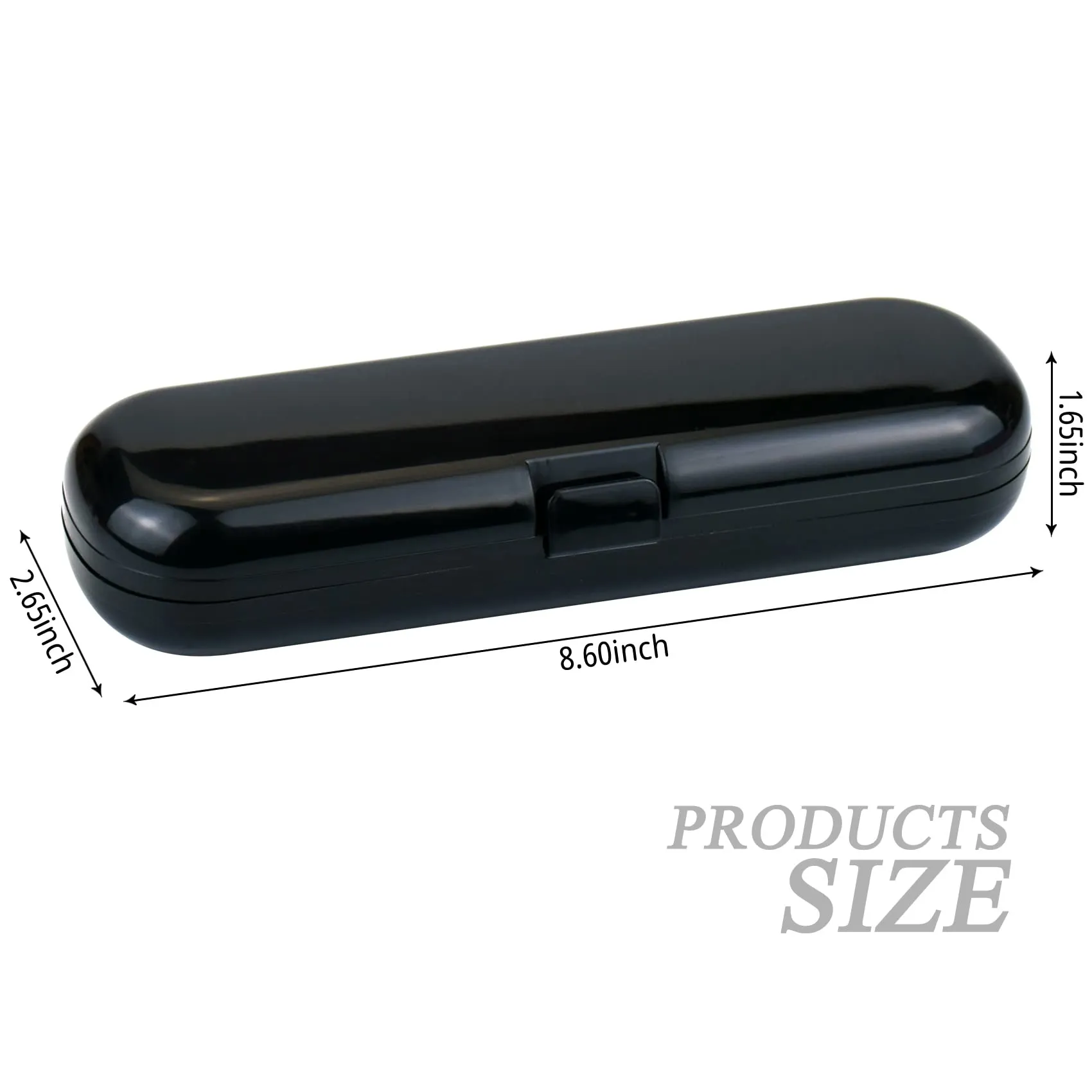 1-Pack ofTravel Toothbrush Cover Toothbrush Case for Oral B & Philips Sonicare Electric Toothbrush Travel Case (Black) Black