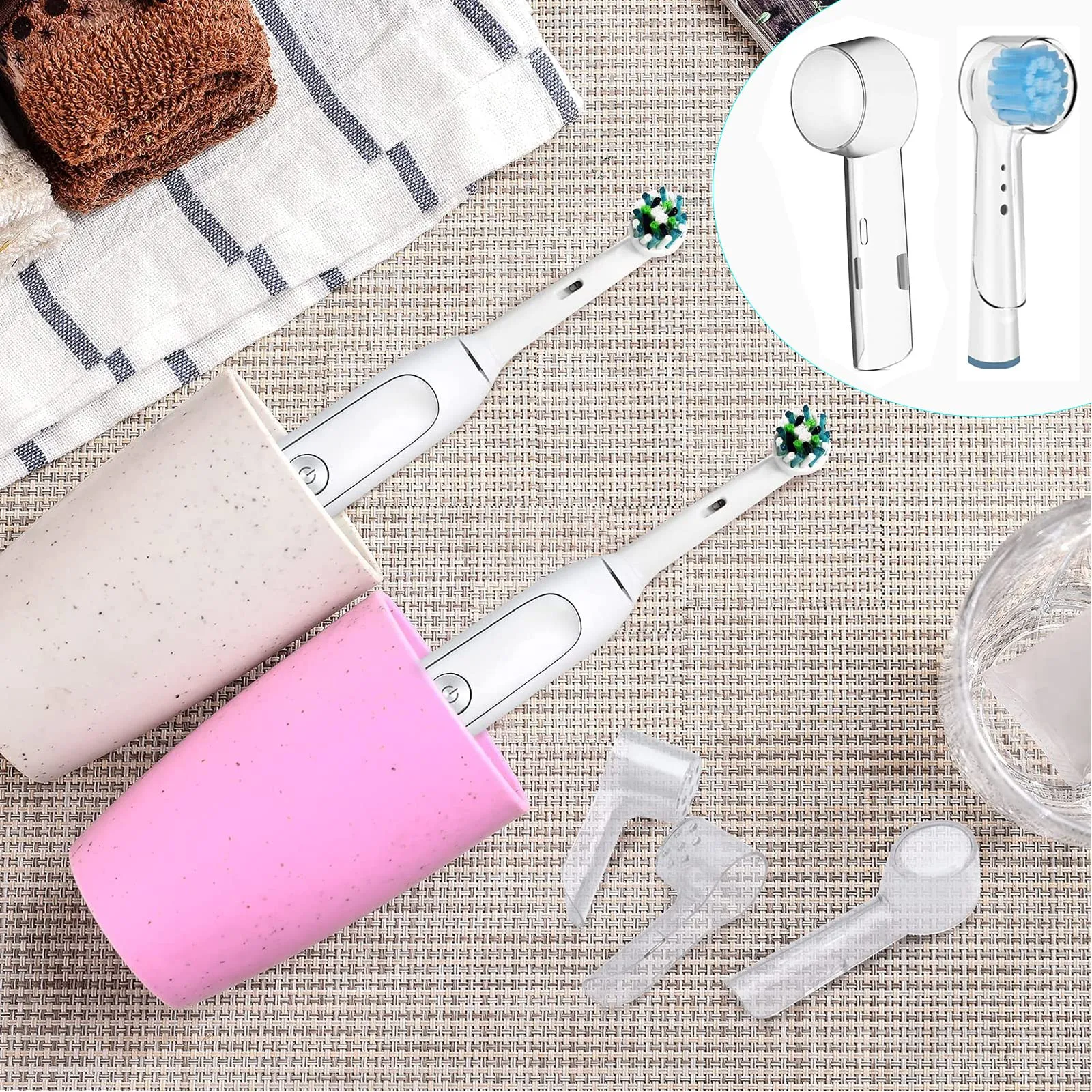 10 Pcs Electric Toothbrush Covers, Toothbrush Head Cover, Protective hygienic Cover for Travelling Keeps Out Germs, Toothbrush Protective Case, Toothbrush Caps for Home Travel Outdoor Business Trip