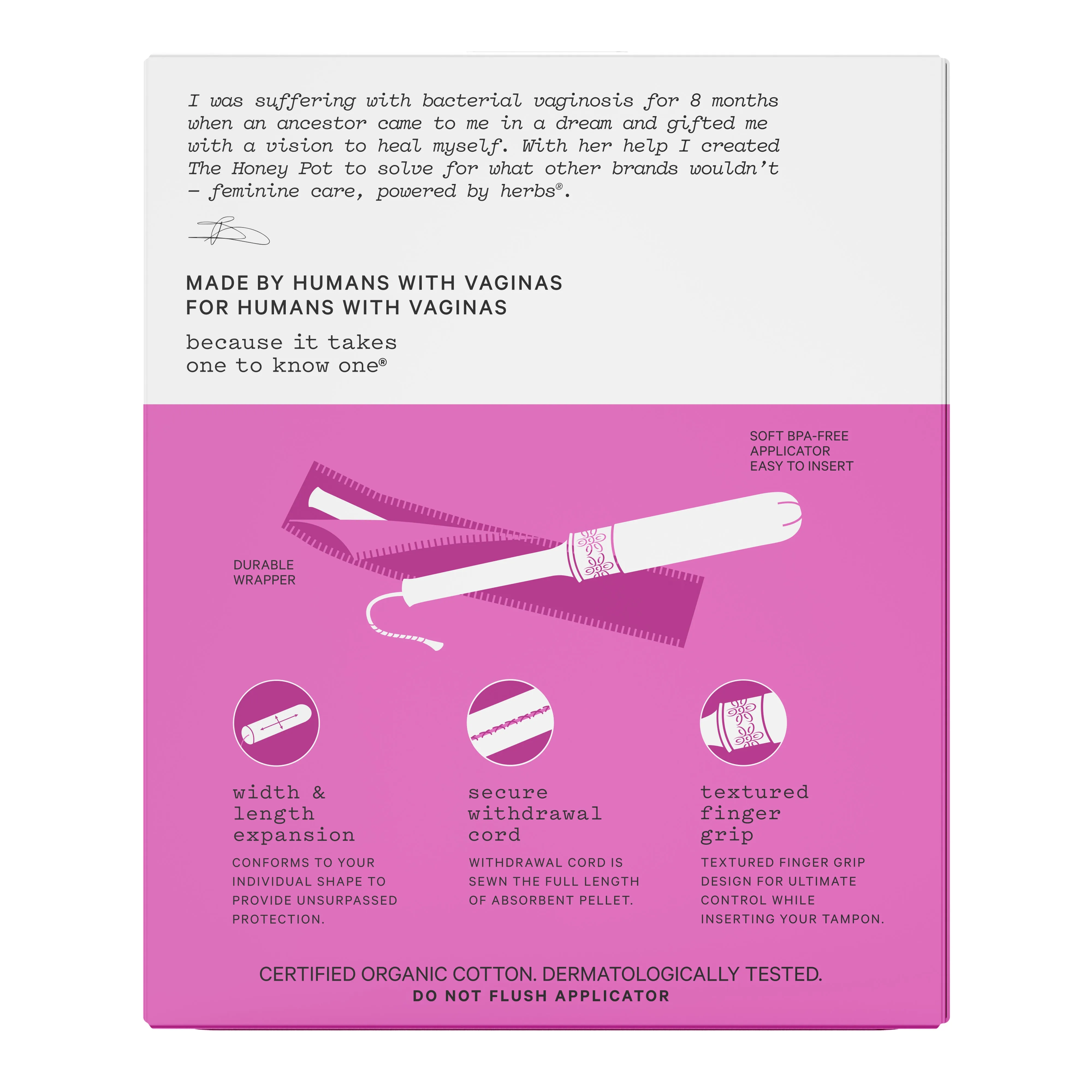 100% Organic Regular Tampons