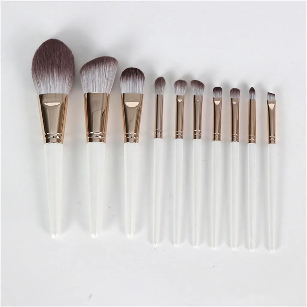 11pcs Soft Hair Makeup Brushes Set Eyeshadow Brushes Loose Powder Brushes Makeup Brushes Beauty