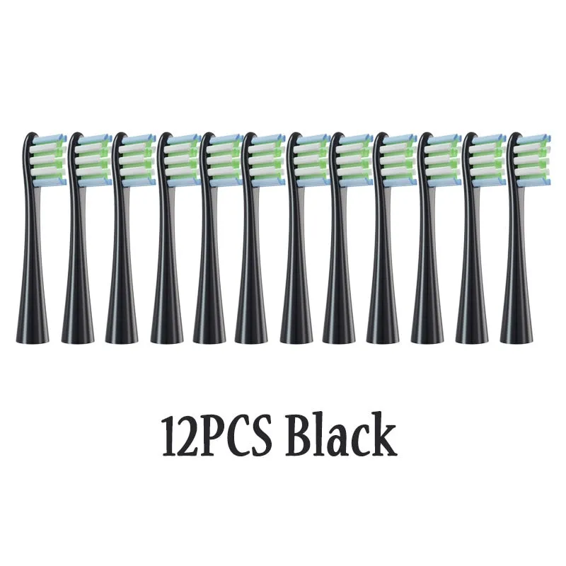 12PCS Replacement Brush Heads for Oclean X/ X PRO/ Z1/ F1/ One/ Air 2 /SE Sonic Electric Toothbrush DuPont Soft Bristle Nozzles