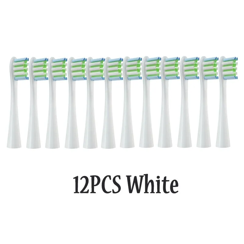 12PCS Replacement Brush Heads for Oclean X/ X PRO/ Z1/ F1/ One/ Air 2 /SE Sonic Electric Toothbrush DuPont Soft Bristle Nozzles