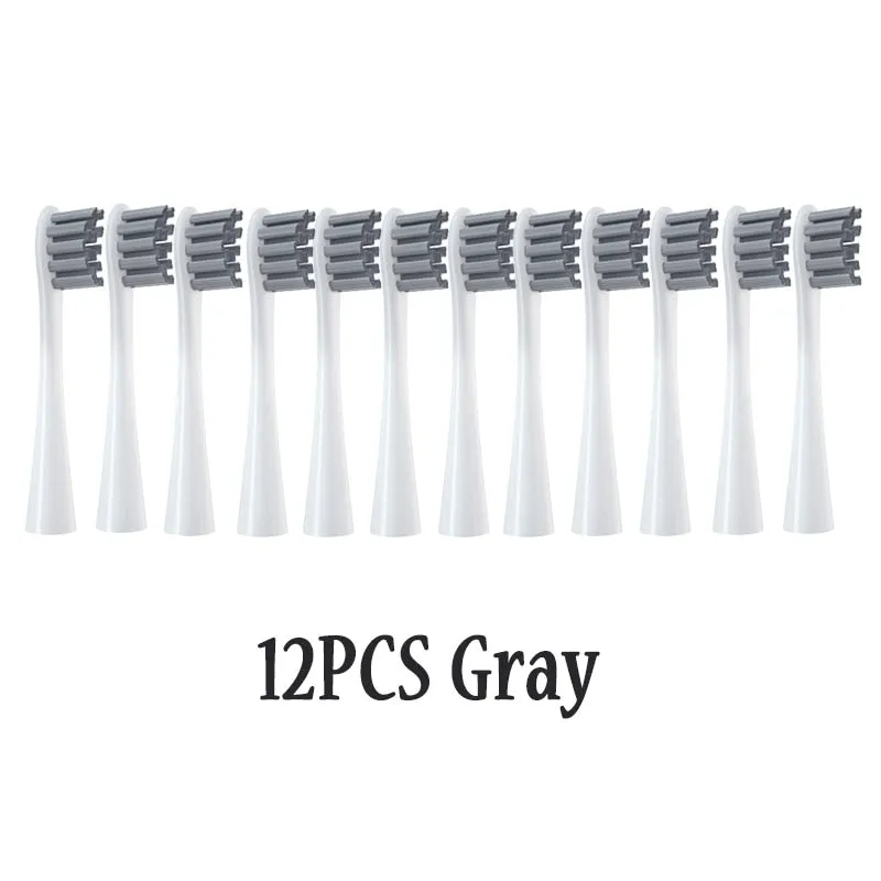 12PCS Replacement Brush Heads for Oclean X/ X PRO/ Z1/ F1/ One/ Air 2 /SE Sonic Electric Toothbrush DuPont Soft Bristle Nozzles