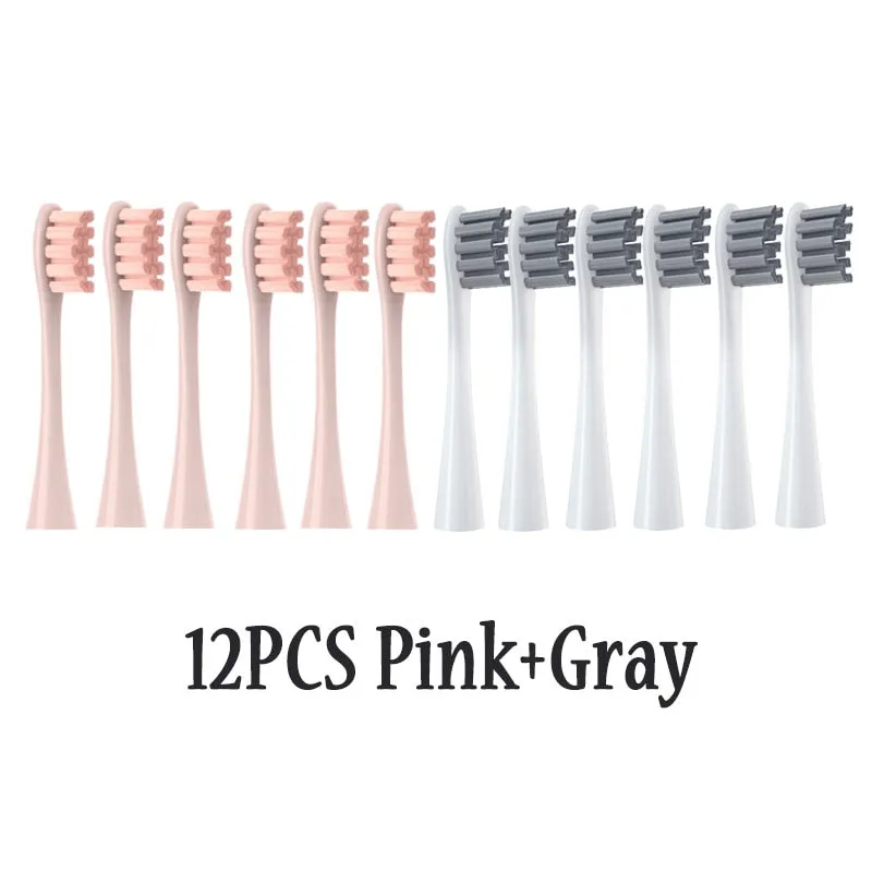 12PCS Replacement Brush Heads for Oclean X/ X PRO/ Z1/ F1/ One/ Air 2 /SE Sonic Electric Toothbrush DuPont Soft Bristle Nozzles