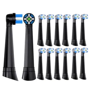 14 Pack Compatible with Oral-B iO 3/4/5/6/7/8/9/10 Series Ultimate Clean Electric Toothbrush Replacement Brush Heads,for Oral-B iO Electric Toothbrush,Black