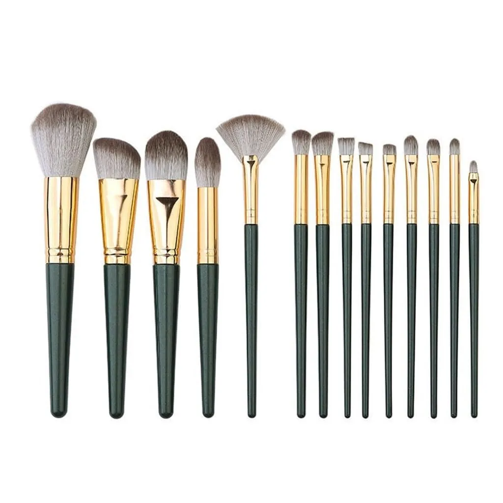 14pcs Makeup Brush Set Soft Hair Blush Brush Eyeshadow Brush Loose Powder Brush