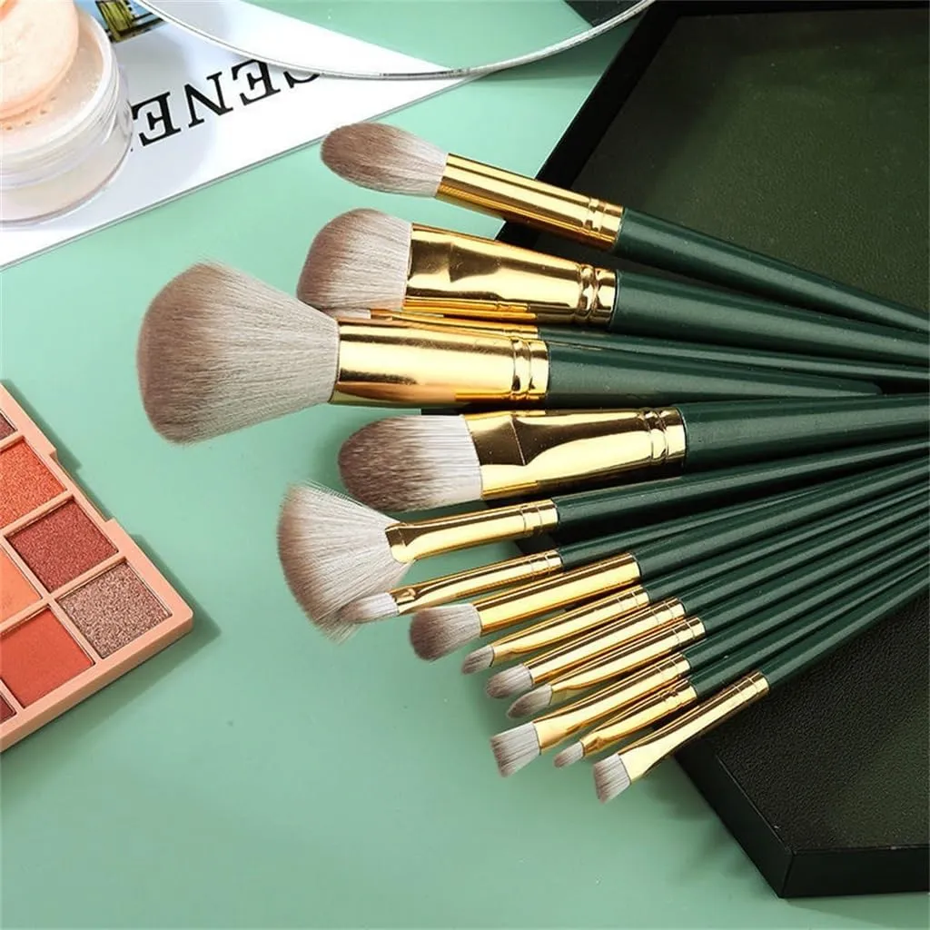 14pcs Makeup Brush Set Soft Hair Blush Brush Eyeshadow Brush Loose Powder Brush