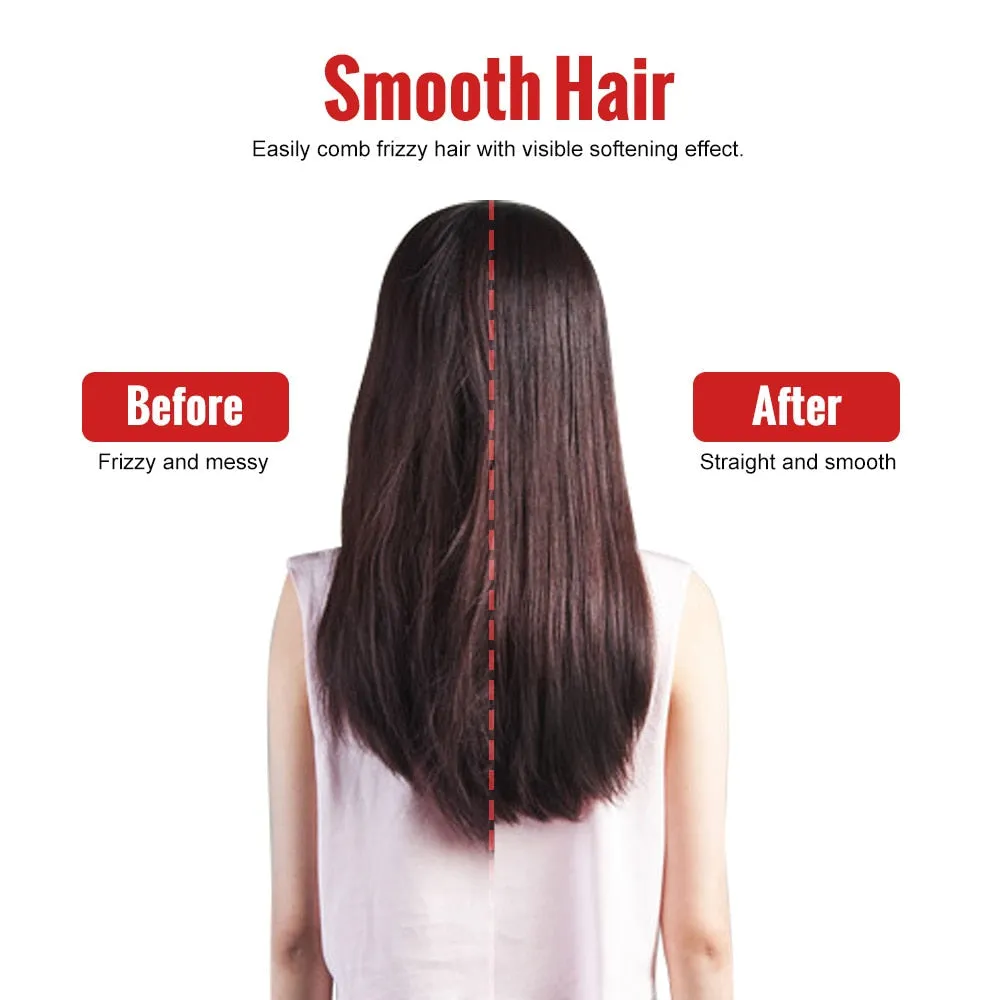 2 in 1 Professional Ceramic Hair Straightener | Tourmaline Heated Comb