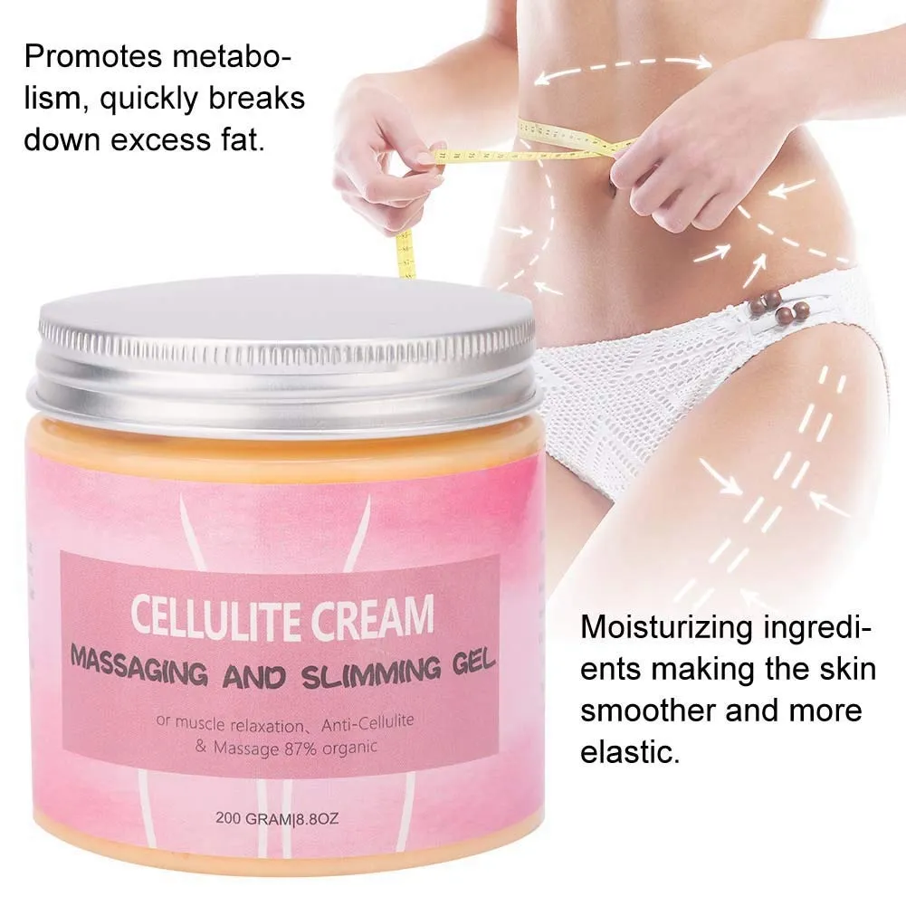 200g Slimming Cream, Body Shaping Slimming Cream, Anti Cellulite Creams Weight Loss Massage Slimming Cream, Fat Burning Shaping Firming Gel