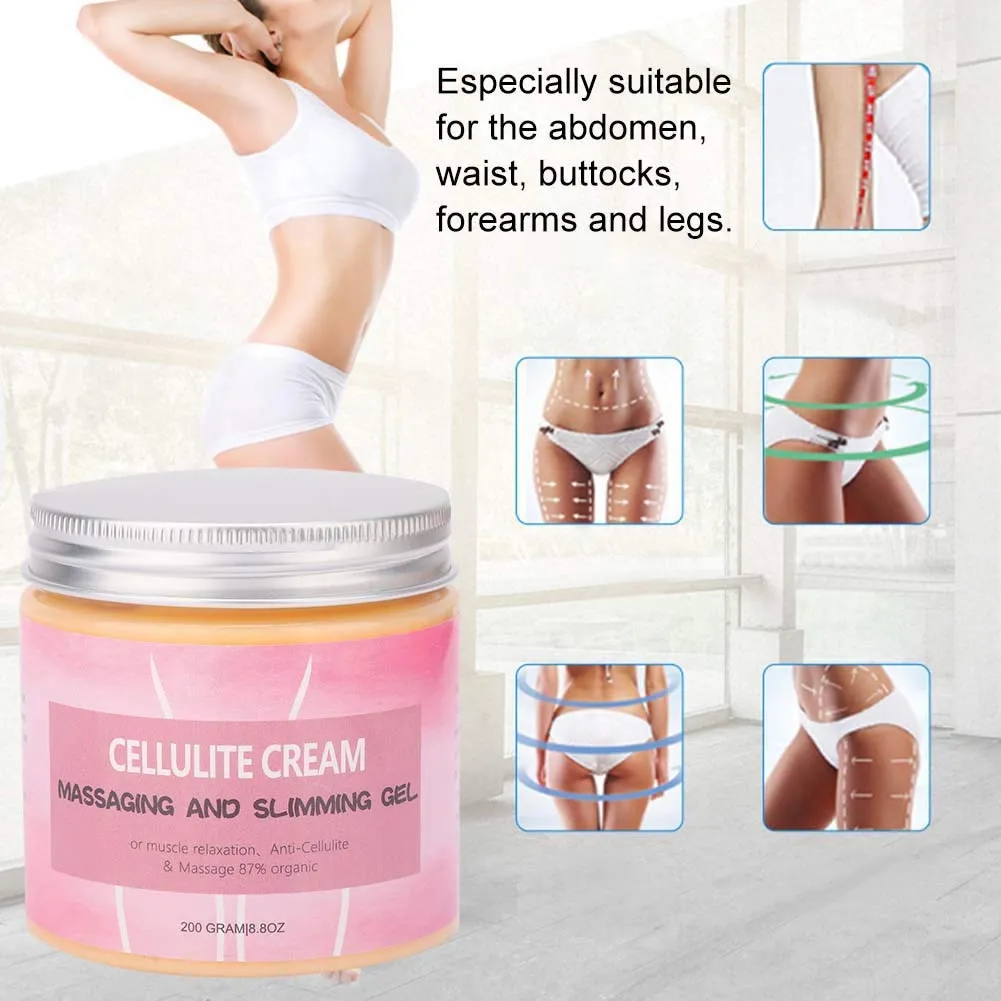 200g Slimming Cream, Body Shaping Slimming Cream, Anti Cellulite Creams Weight Loss Massage Slimming Cream, Fat Burning Shaping Firming Gel