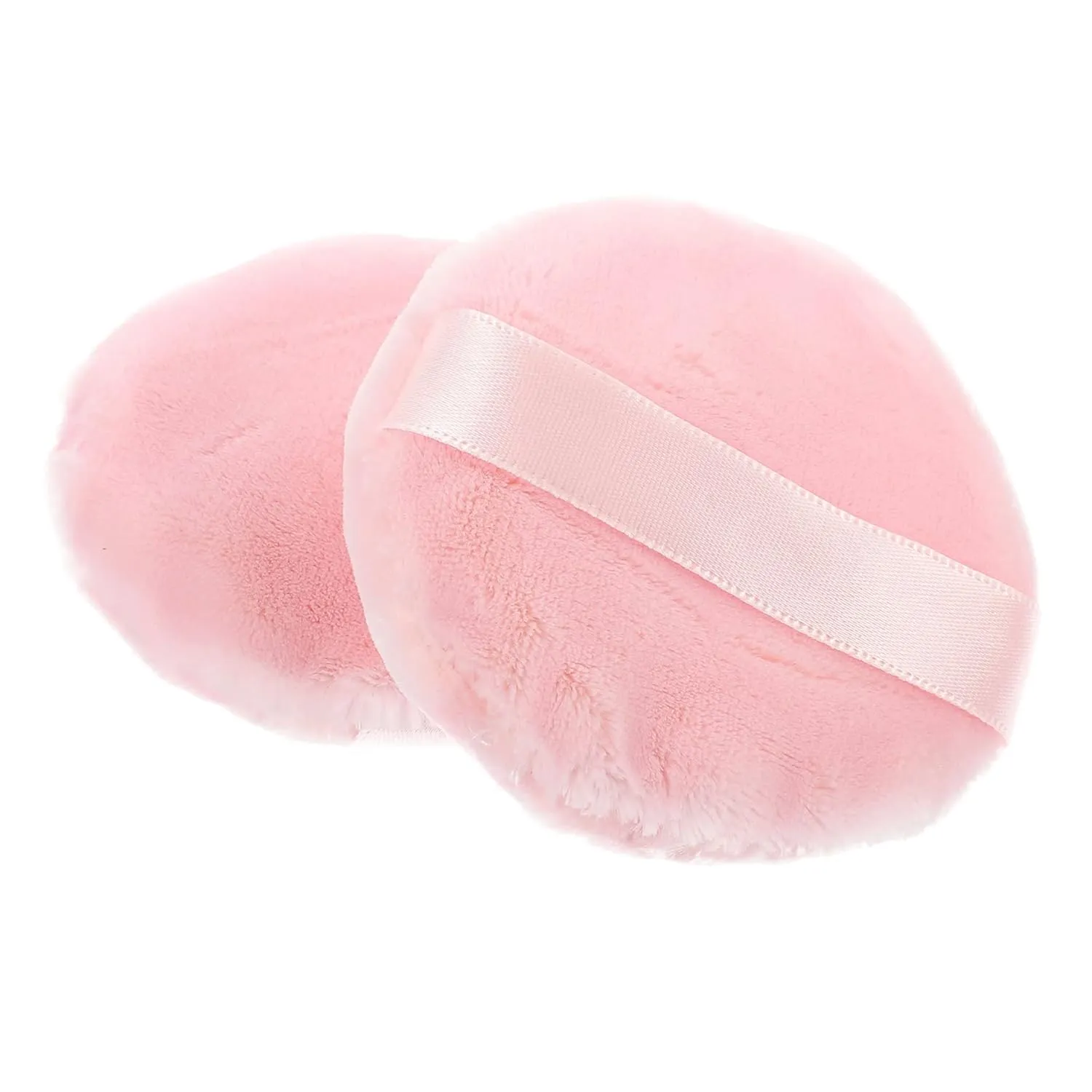 2pcs Makeup Sponge Puff Soft Reusable Velour Powder Puff for Women Makeup Blender for Loose Powder and Application Easy to Clean