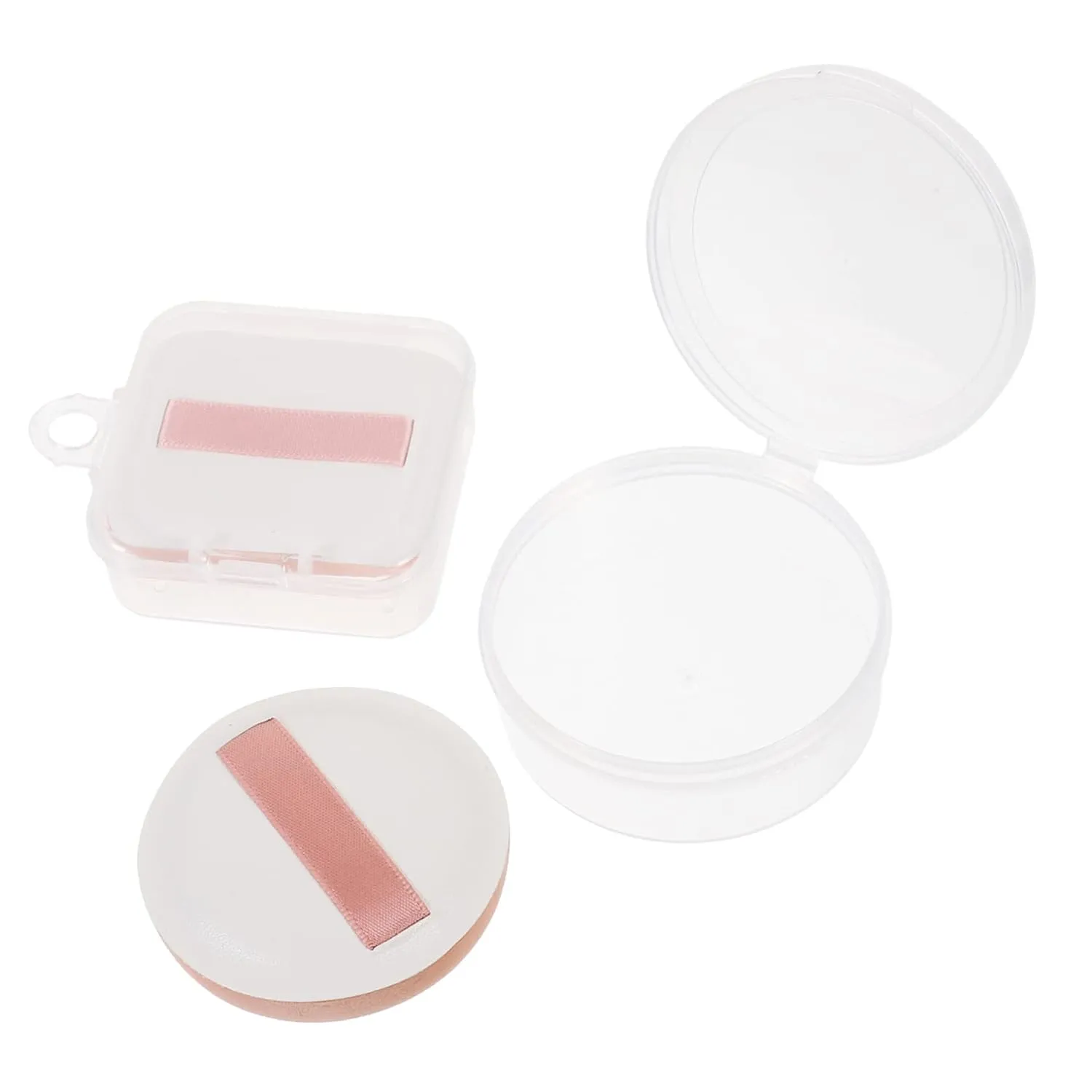 2Pcs Reusable Makeup Sponge for Women Soft Velour Face Applicators for Loose Powder Foundation Blusher Wet Dry Use present for