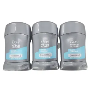 3-pack DOVE Men   Care Deodorant CLEAN COMFORT Stick 1.7oz / 50ml