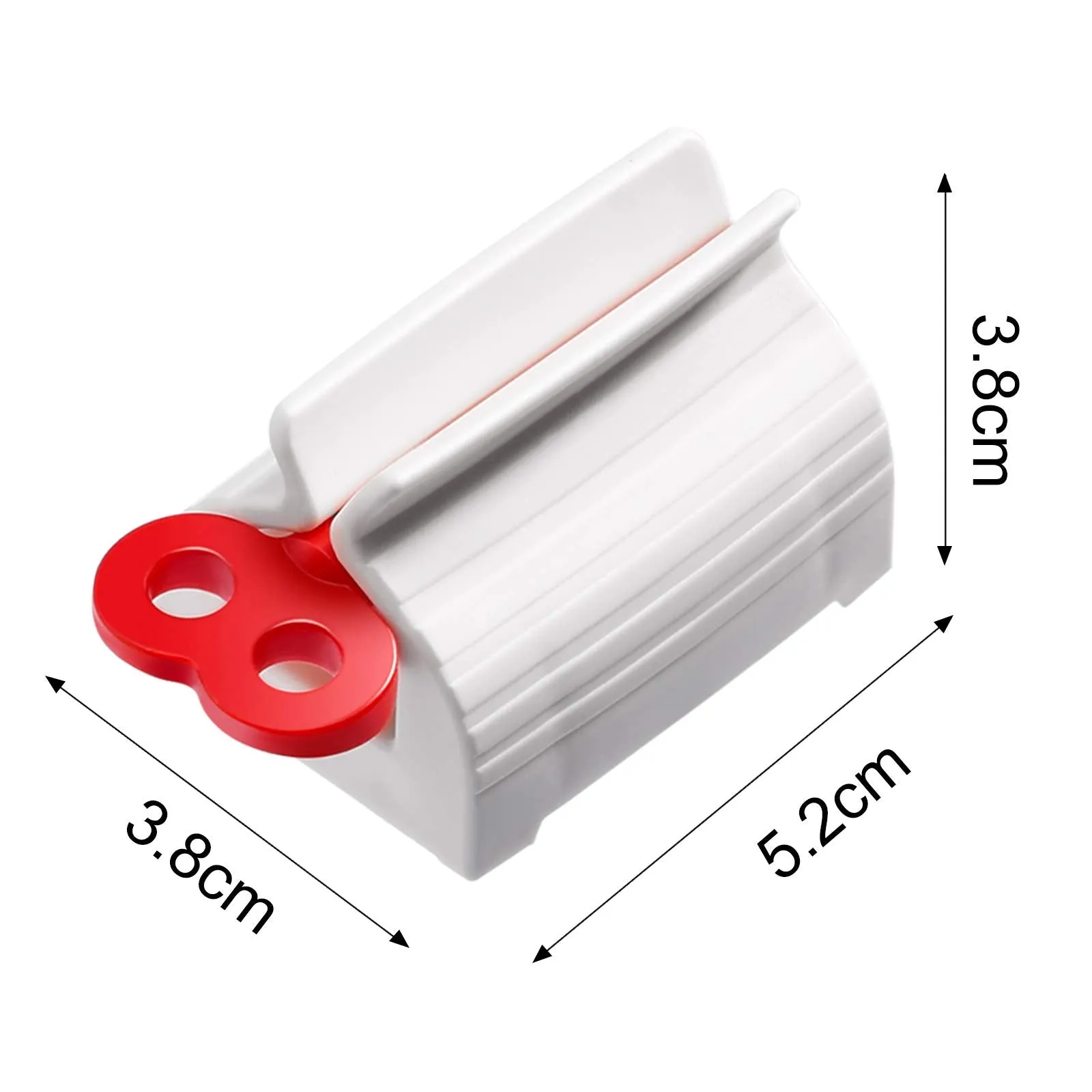 3 Pieces Rolling Tube Toothpaste Squeezer Toothpaste Seat Holder Stand Rotate Toothpaste Dispenser for Bathroom (Mix Color) Mix Color