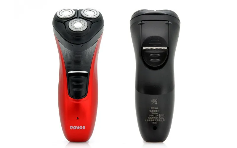 360 Rotary Shaver "Povos PQ7300" - Self-Sharpening Technology