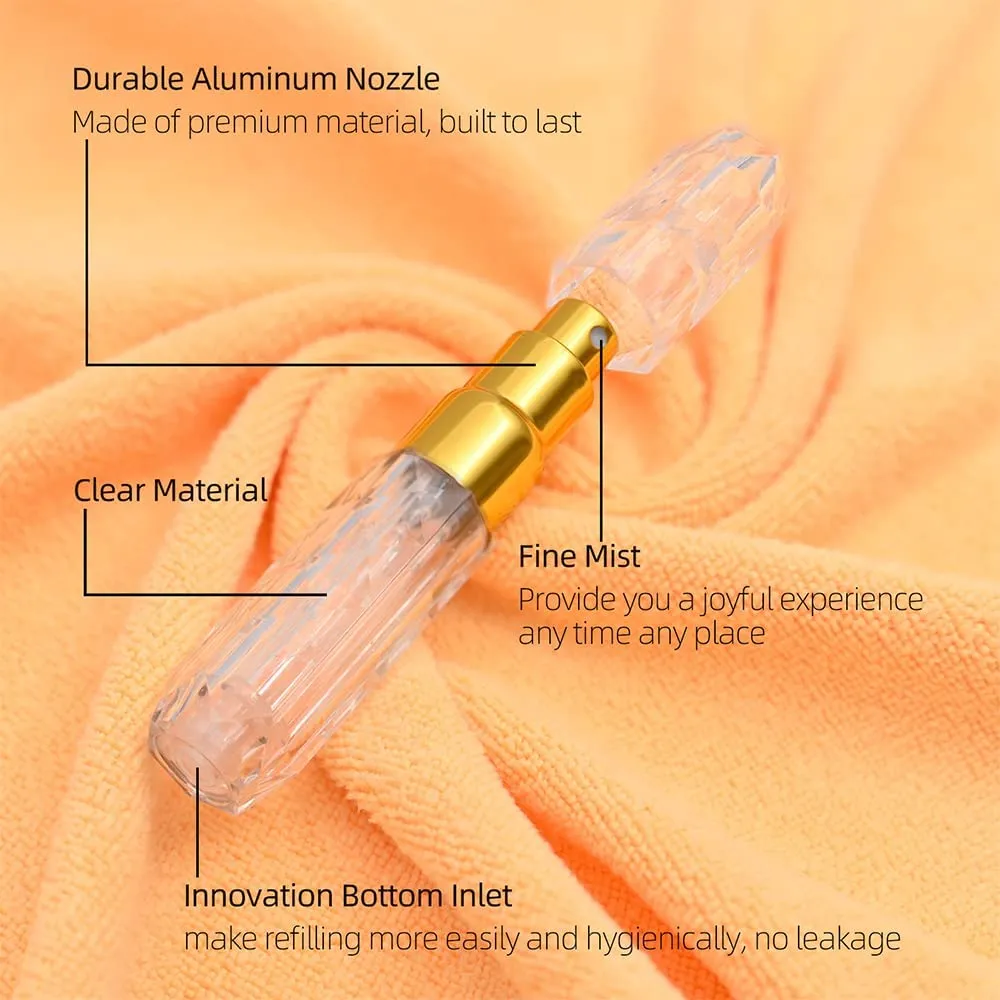 3PCS 5ML Clear Atomizer Perfume Bottle