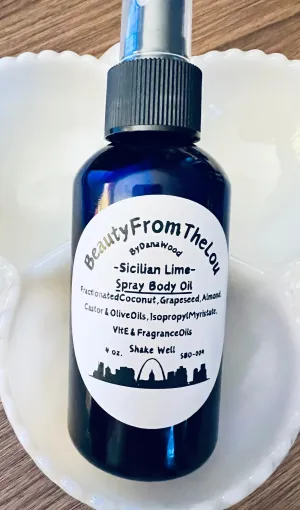 4 oz. Scented Spray Body Oil
