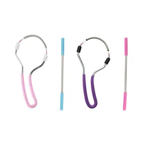 4 Pcs Face Epilator for Women Hair Remover Spring Face Hair Remover with Handle Ladies Beauty Hair Epilator Tool (Random Color)