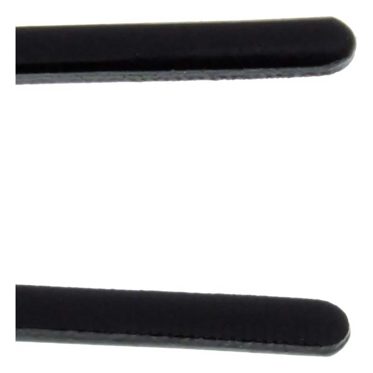 4pc Serrated Thumb Tweezer Set Large Black Steel