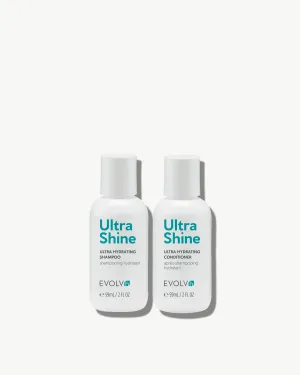 500 Pts Evolvh UltraShine Shampoo and Conditioner Travel Duo