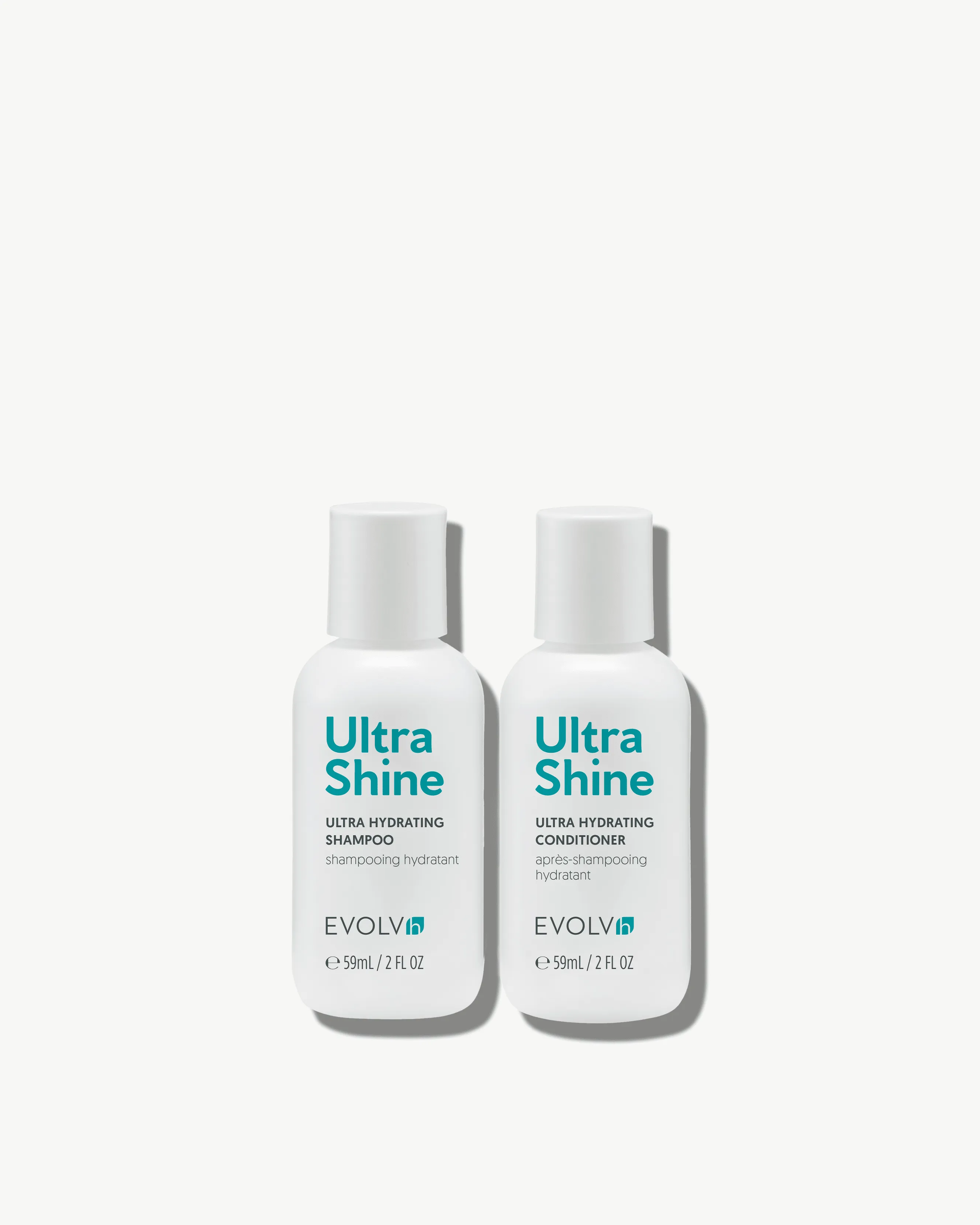 500 Pts Evolvh UltraShine Shampoo and Conditioner Travel Duo
