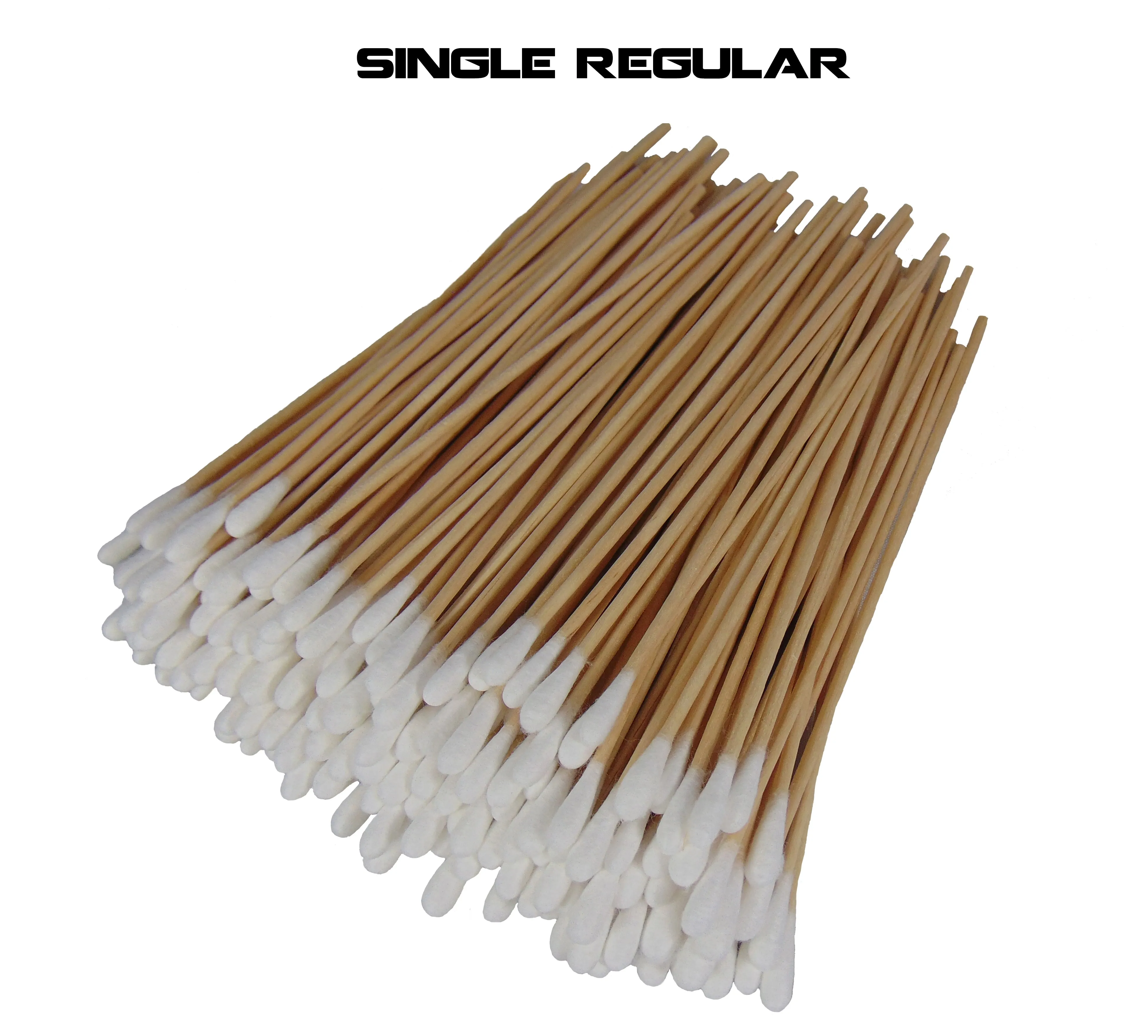 500pc 6" Wood Handle Cotton Tipped Weapon Cleaning Swabs Non-Sterile