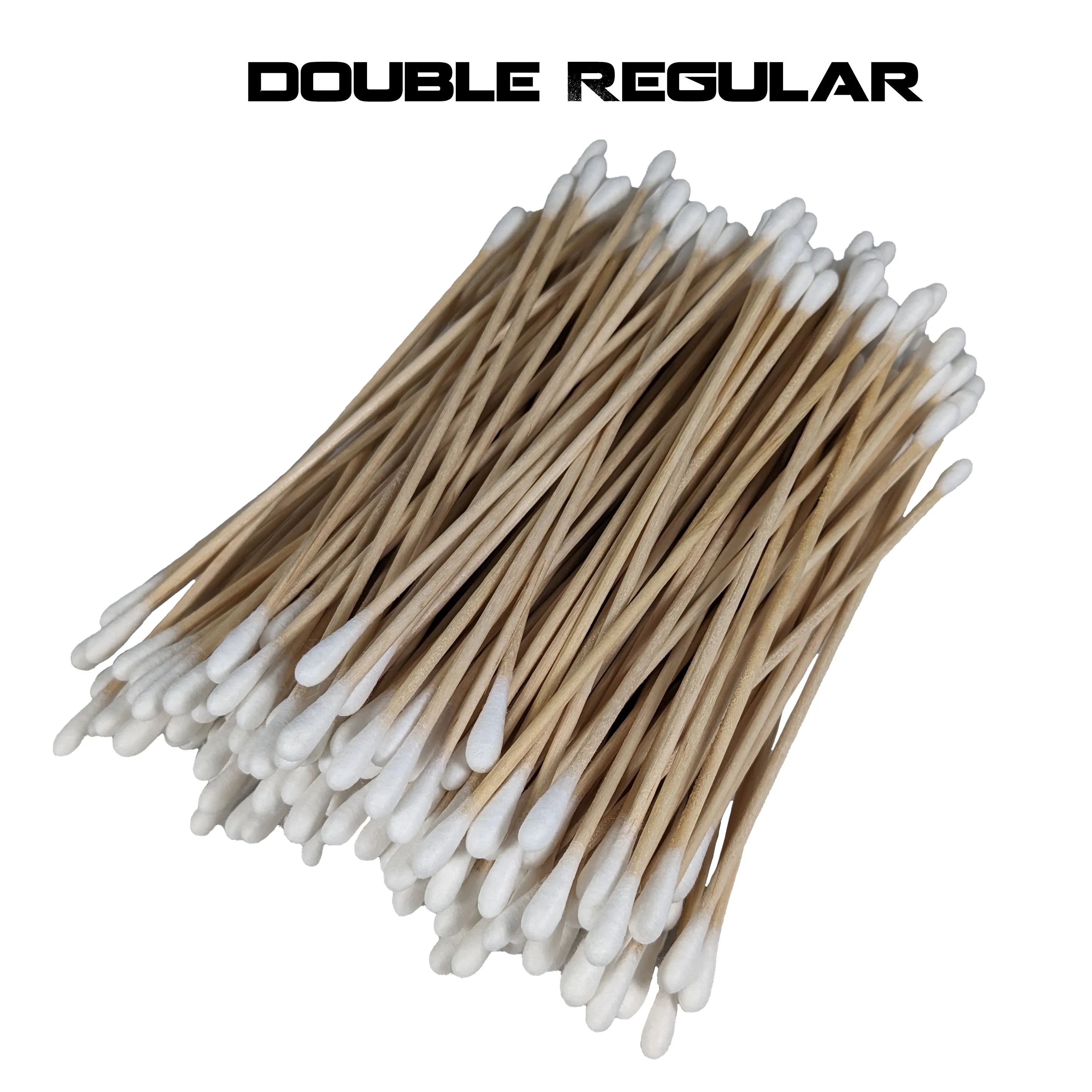 500pc 6" Wood Handle Cotton Tipped Weapon Cleaning Swabs Non-Sterile