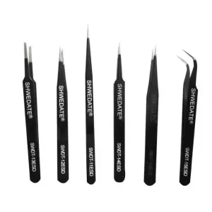 6 Kinds Stainless Steel SWDT Tweezers for iPhone Repair Tool