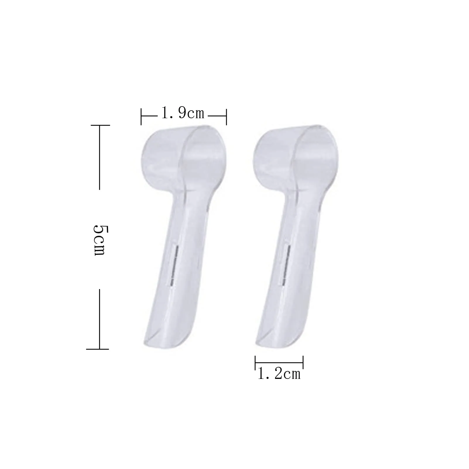 6 Pcs Electric Toothbrush Cover, Hygienic Protective Travel Cap Toothbrush Heads for Keeping Germs and Dust Away