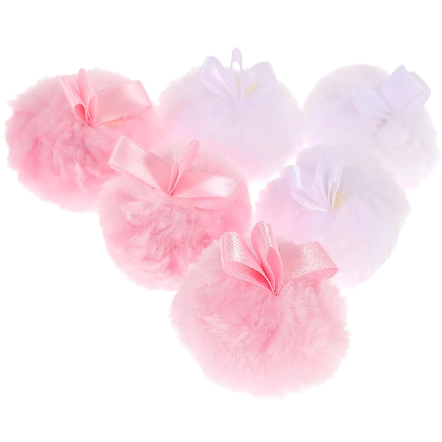 6pcs Powder Puff Cotton Cosmetic Pads Dry Puff Fluffy Makeup Puff Makeup Pad Cushion Foundation Brush for Liquid Makeup Cotton Makeup Face Puff Simple Miss Loose Powder Pure Cotton