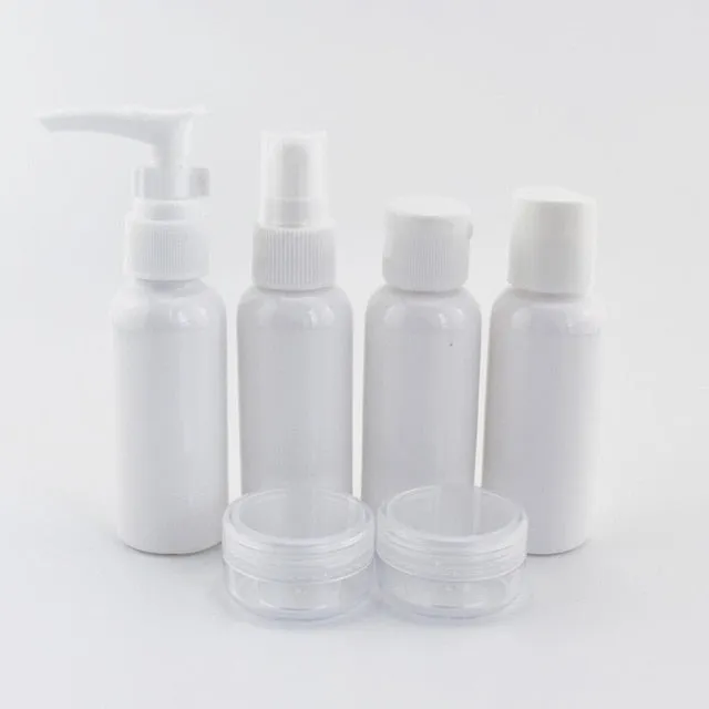 7pc/set  10pc/set  Portable Travel Cosmetic Bottle Kit Personal Care Makeup Container Bottles By Plane Spray Lotion Cream Pump