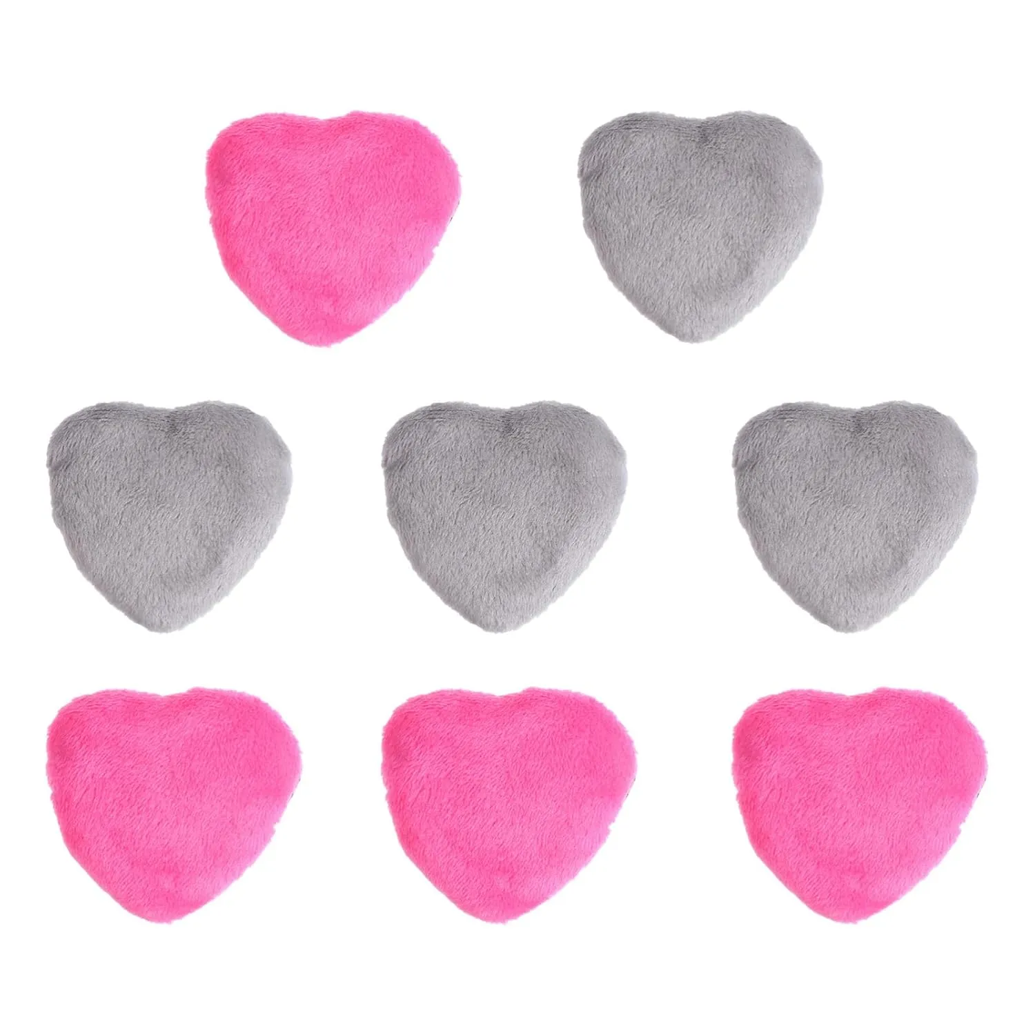 8pcs Heart Shape Cosmetic Puff Soft Makeup Applicator for Loose Powder for Natural Finish Washable for Makeup