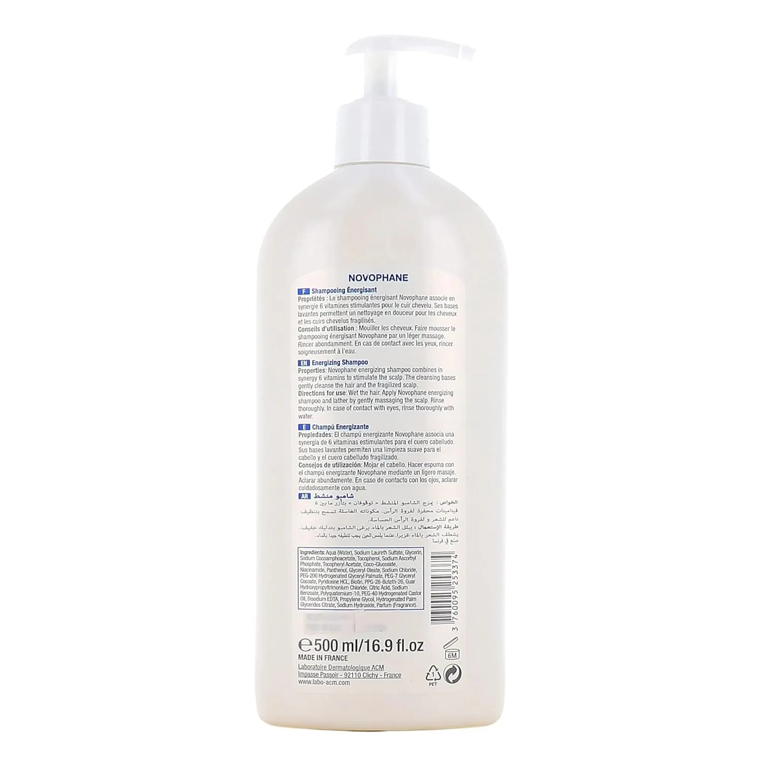 ACM Novophane Energizing Shampoo 200Ml