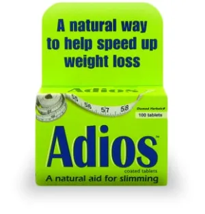 Adios Herbal Slimming Tablets (100 Tablets) Adios Herbal Slimming Tablets (100 Tablets)