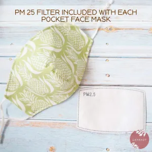 Adjustable   Filter Pocket • Green Royal Pineapple