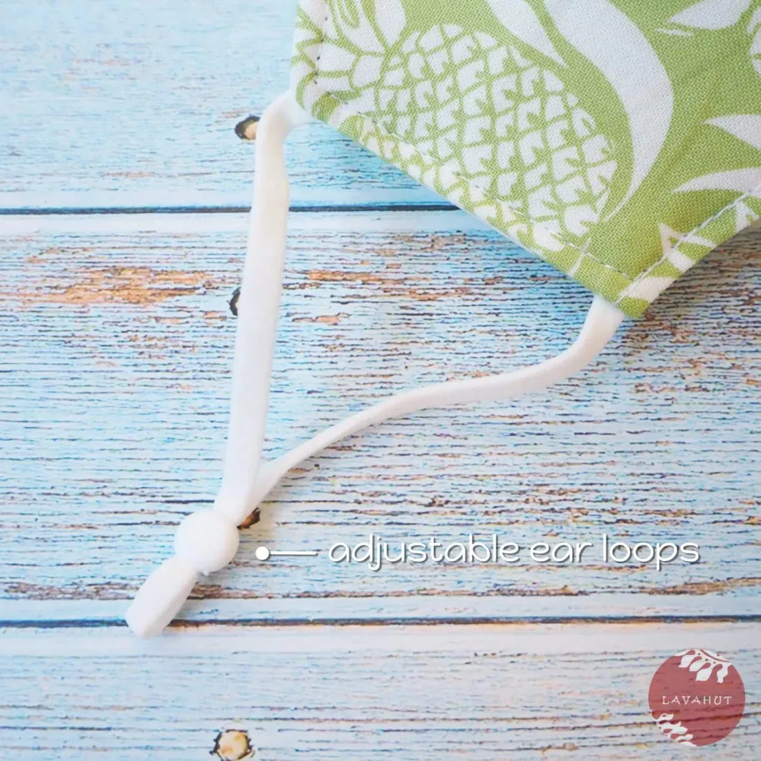Adjustable   Filter Pocket • Green Royal Pineapple