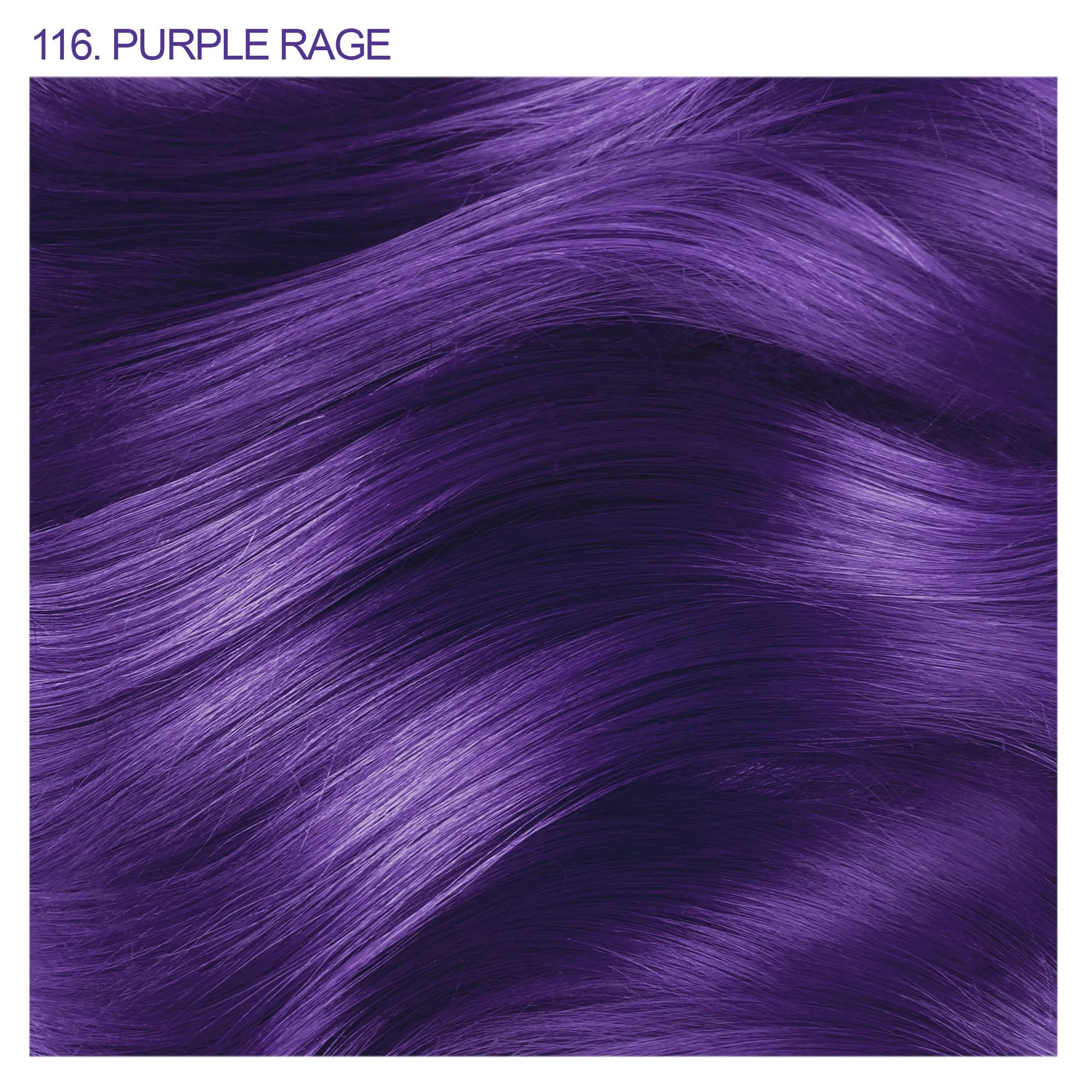 Adore Semi Permanent Hair Color - Vegan and Cruelty-Free Purple Hair Dye - 4 Fl Oz - 116 Purple Rage (Pack of 2)