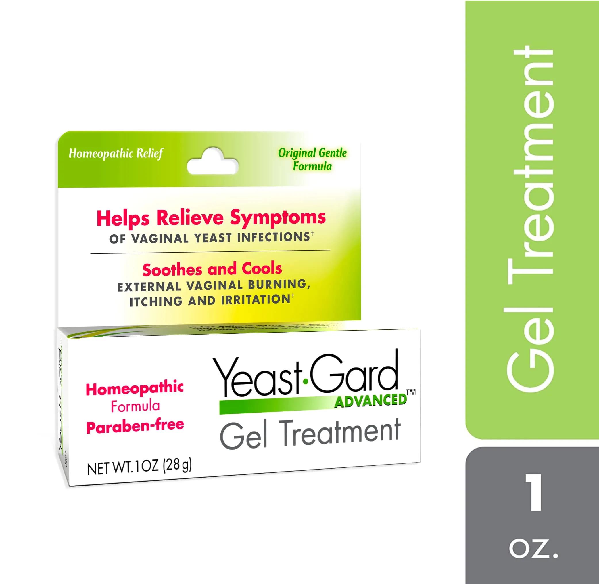 Advanced Homeopathic Gel Treatment - for External Yeast Infection Symptom Relief 1 Ounce (Pack of 1)