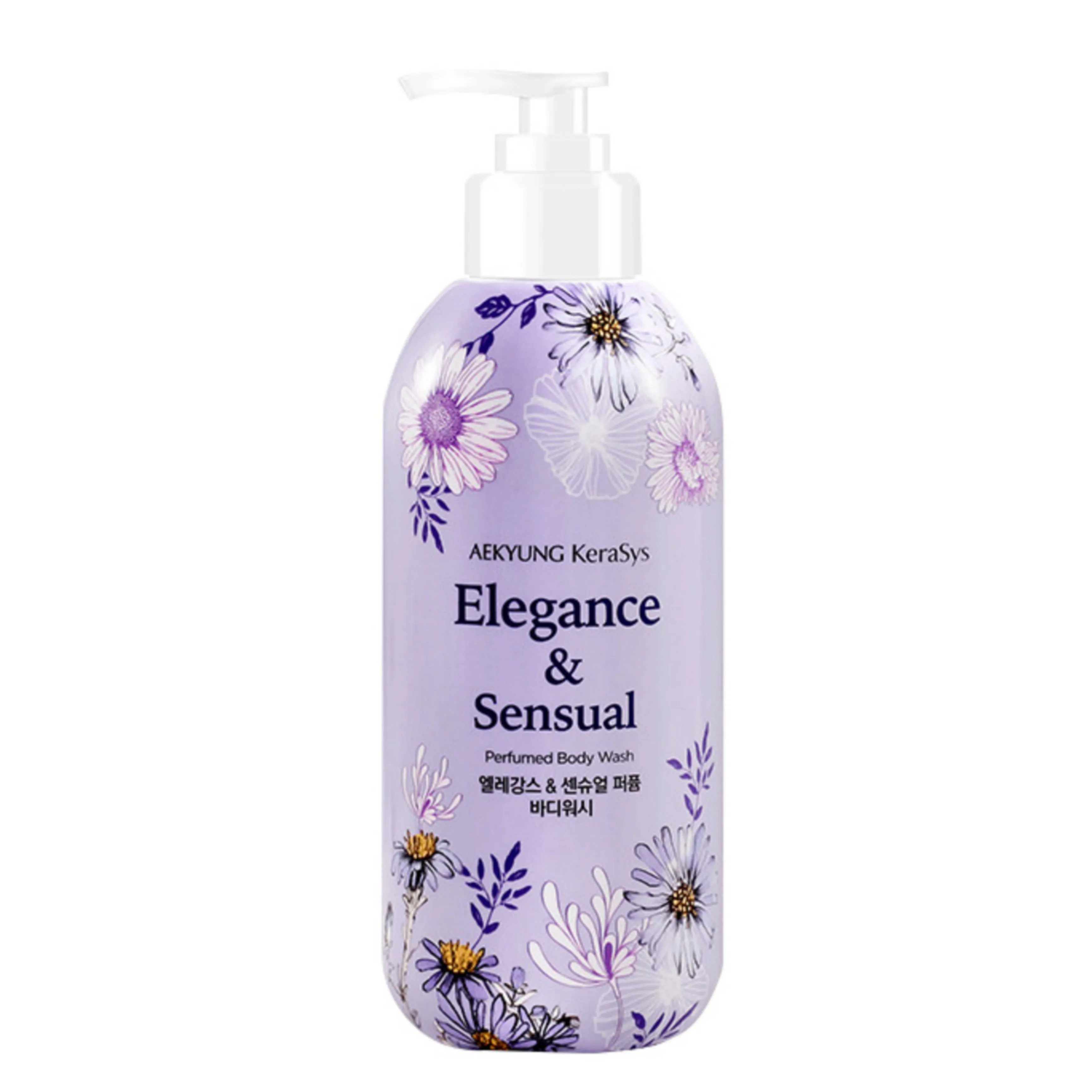 AEKYUNG KERASYS Elegance & Sensual perfumed body wash غسول الجسم  بعطر الورد من ايكيونك كيراساس