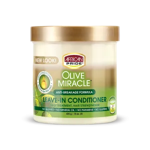African Pride Olive Miracle Leave-in Conditioner Cream (15oz)
