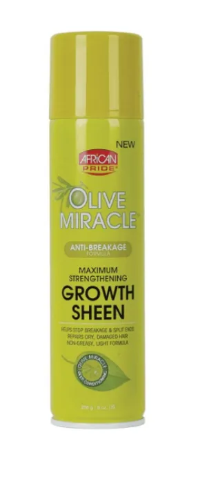 AFRICAN PRIDE OLIVE MIRACLE SHEEN SPRAY (8OZ)