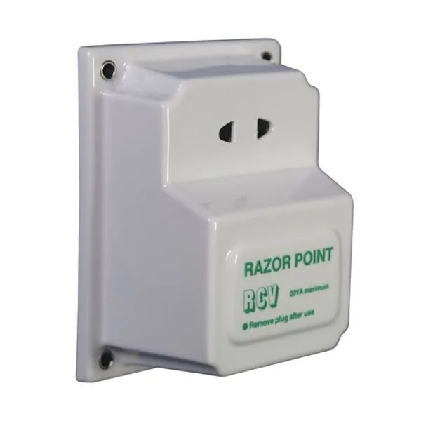 AG Shaver Socket for Electric Razors (12 Volt)