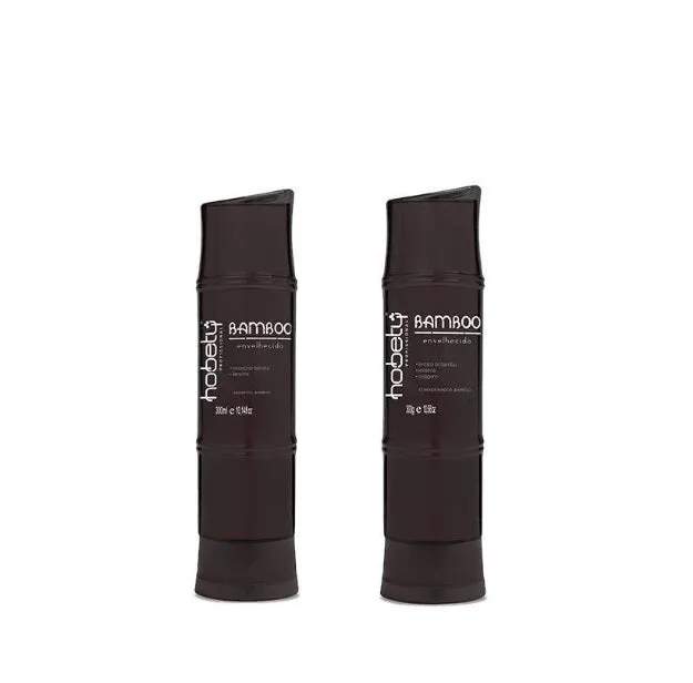 Aged Bamboo Oily Roots Dry Tips Hair Reconstruction Treatment Kit 2x300ml - Hobety
