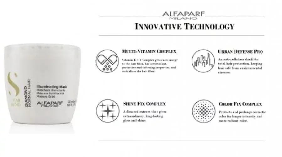 Alfaparf Milano Semi Dilino Diamond Normal Hair Illuminating Mask 200ml / 500ml