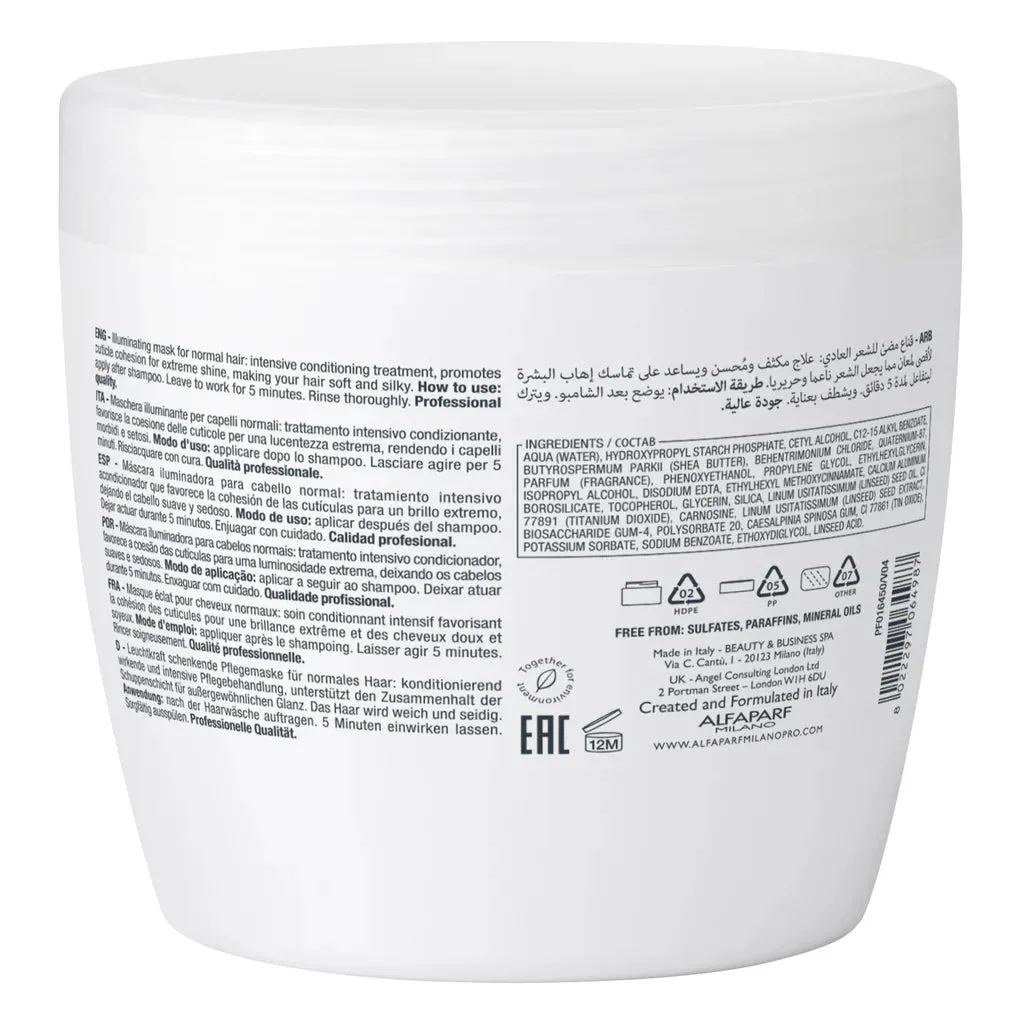 Alfaparf Milano Semi Dilino Diamond Normal Hair Illuminating Mask 200ml / 500ml